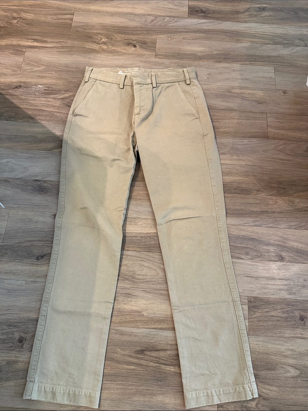 Men's Slim Straight Khaki Chinos - Tan